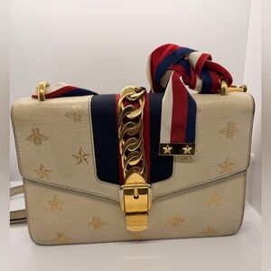 Authentic Gucci Sylvia Bee & Star Shoulder Bag